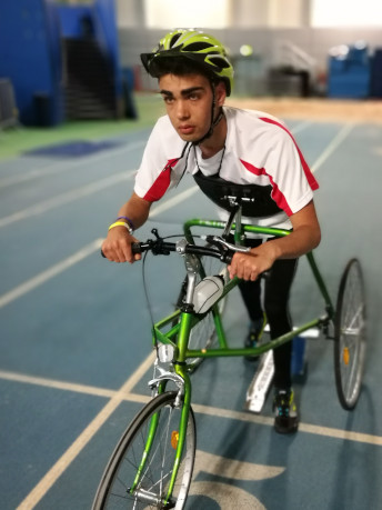 Rafi Solaiman – Former Beneficiary and Gold Winning Disabled Athlete Photo